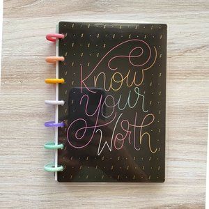 July 21-June 22 | Happy Planner Know Your Worth Line Art | Mini Budget Planner